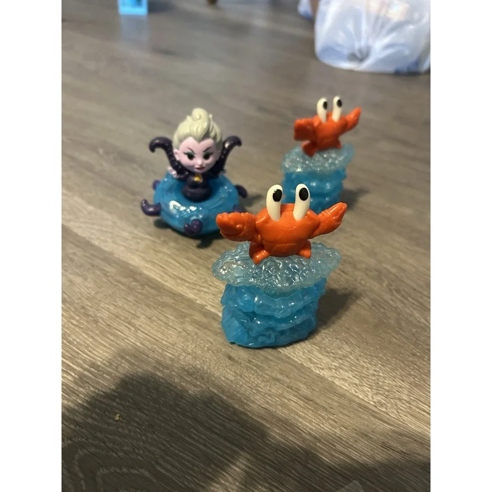 Little Mermaid 2023 McDonald's Happy Meal Toys USED- Lot Of 3 Ursula Crab